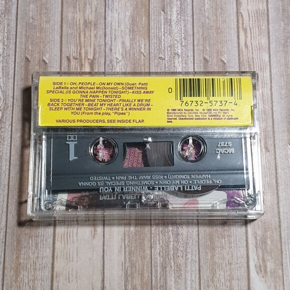 Patti LaBelle "Winner In You" Audio Cassette Tape Album Vintage 1986 MCA Records - Picture 2 of 3